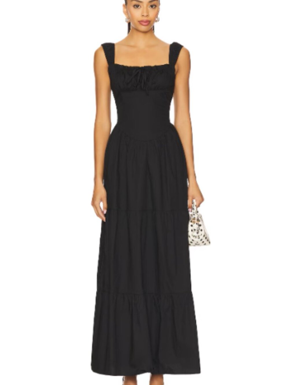 NWT More to Come Maeve Maxi Dress Medium Black Revolve Dress